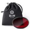 B+W 46mm Basic Black & White (Dark Red) MRC 091M Glass Filter view 2