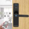 Smart Electronic Door Lock,Biometric Door Lock, Smart Electronic Door Lock Fingerprint Password IC Card Mechanical Keys Unlock for Bedroom Door Lock, Apartment and Office view 3