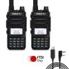 2 Pack Radioddity GM-30 GMRS Handheld 5W Two Way Radio + Radioddity PC001 FTDI Programming Cable, Plug and Play view 1