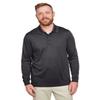 Harriton Men's Long Sleeve Snag Protection Plus IL Polo LT Dark Charcoal view 1