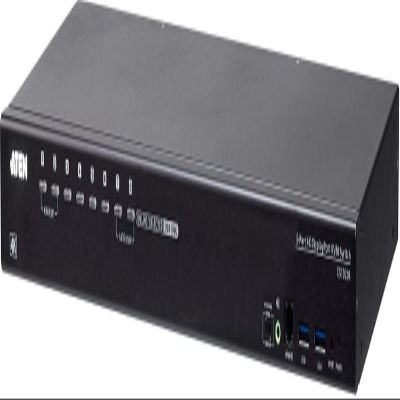 ATEN CS19208 8-Port USB 3.0 4K DisplayPort KVM Switch with Rack Mounting Kit