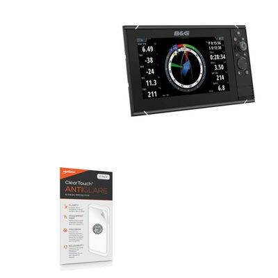 BoxWave Screen Protector Compatible with B&G Zeus 3S 16 - ClearTouch Anti-Glare (2-Pack), Anti-Fingerprint Matte Film Skin