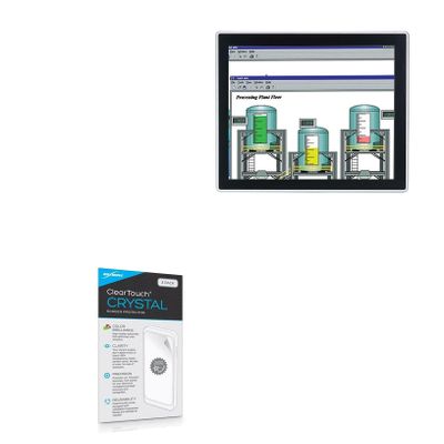 BoxWave Screen Protector Compatible with Axiomtek GOT317-502-FR - ClearTouch Crystal (2-Pack), HD Film Skin - Shields from Scratches