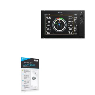 BoxWave Screen Protector Compatible with B&G Zeus 3S 12 - ClearTouch Crystal (2-Pack), HD Film Skin - Shields from Scratches