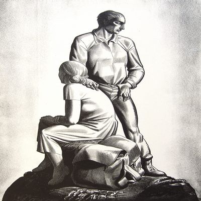 And Now Where : Rockwell Kent : 1936 : Archival Quality Art Print