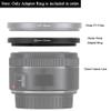 52-55mm Step Up Ring(52mm Lens to 55mm Filter, Hood,Lens Converter and Other Accessories) (2 Packs), Fire Rock 52-55 Aerometal Camera Lens Filter Adapter Ring view 2