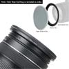 52-55mm Step Up Ring(52mm Lens to 55mm Filter, Hood,Lens Converter and Other Accessories) (2 Packs), Fire Rock 52-55 Aerometal Camera Lens Filter Adapter Ring view 3