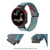 Adjustable Elastic Watch Band Compatible with Garmin Forerunner 235, Nylon Breathable Sports Replacement Wristbands for Forerunner 220/230/620/630/735XT/235Lite for Women Men, Green Arrow view 2