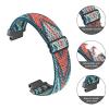 Adjustable Elastic Watch Band Compatible with Garmin Forerunner 235, Nylon Breathable Sports Replacement Wristbands for Forerunner 220/230/620/630/735XT/235Lite for Women Men, Green Arrow view 3