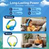 Contixo KB-5 Kids Headphones - Over The Ear Foldable Bluetooth Wireless Headphone for Kids - 85dB with Volume Limited - Toddler Headphones for Boys and Girls (Blue + Yellow) view 3