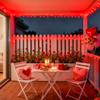 JMEXSUSS Red Valentines Day Decor Lights Clear Wire, 66ft 200 LED Red Christmas String Twinkle Fairy Lights Outdoor Indoor Plug in for Room Party Tree Valentines Day Decorations view 3