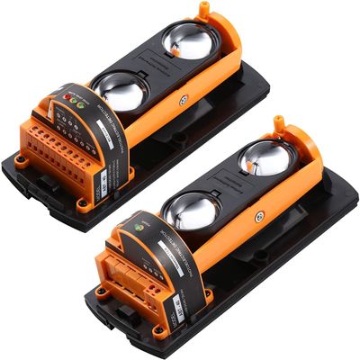 UHPPOTE Wired Photoelectric Dual 2 Beams Detector Active Infrared Outdoor Distance 80m/262ft