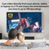 j5create ScreenCast 4K Wireless Adapter Screen Cast from Mobile Phone, Tablet, or Laptop Support for AirPlay, Miracast & Chromecast Mirror Extend for Windows & macOS Wireless Screen Display (JVAW76) view 2