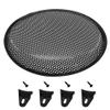 Heyiarbeit 12inch Speaker Grill Cover Round Metal Mesh Speaker Grills Guard Protector Mesh Speaker Decorative Circle Black 1Pcs view 1