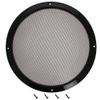 Heyiarbeit 2Pcs 10" Speaker Grill Cover Round Metal Mesh Speaker Grills Guard Protector Mesh Speaker Decorative Circle Black with Screws view 3