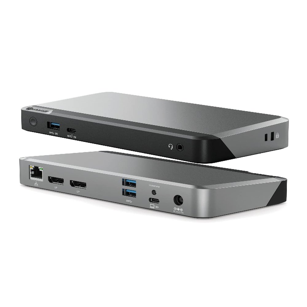 ALOGIC (8 in 1) MX2 USB-C Dual Display 4K@60Hz DisplayPort Alt. Mode Docking Station  with 65W Power Delivery