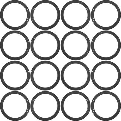 18" Subwoofer Speaker Spacers Depth Extender Extending Rings - 1/2" thick - ID: 17 1/8" OD: 18 7/8" - 8 Pair - SSK18K - Stackable - Perfect For Framing Fiberglass Enclosures