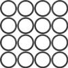 18" Subwoofer Speaker Spacers Depth Extender Extending Rings - 1/2" thick - ID: 17 1/8" OD: 18 7/8" - 8 Pair - SSK18K - Stackable - Perfect For Framing Fiberglass Enclosures view 1