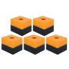 QiaNgshuAikj 5Pcs Emergency Stop Box, Contact Module Control Switch Button Waterproof Junction Box Yellow 22mm BX122 view 1