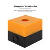 QiaNgshuAikj 5Pcs Emergency Stop Box, Contact Module Control Switch Button Waterproof Junction Box Yellow 22mm BX122 view 4