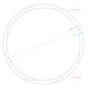 18" Subwoofer Speaker Spacers Depth Extender Extending Rings - 1/2" thick - ID: 17 1/8" OD: 18 7/8" - 1 Pair - SSK18K - Stackable - Perfect For Framing Fiberglass Enclosures view 3