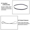 Record Player Belt Turntable Replacement Belt Black Phonograph Belt with Good Elasticity Fit for Most Record Players Turntables Gramophones(1L10 Circumference 200mm) view 3