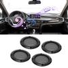 2 Inch Speaker Grille 4 Pack  Universal Fit for Car Speakers and Decorative Sound Systems with Perforated Mesh Design in view 2