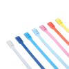 SHZJ Zip Ties Heavy Duty 8350 Mm 100Pcs, Premium Plastic Wire Ties, Self-Locking Color Nylon Tie Wraps,Pink view 1