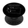 Washington National Park Map Mount Rainer North Cascades PopSockets Adhesive PopGrip view 1