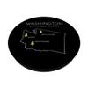 Washington National Park Map Mount Rainer North Cascades PopSockets Adhesive PopGrip view 2