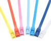 SHZJ Zip Ties Heavy Duty 8350 Mm 100Pcs, Premium Plastic Wire Ties, Self-Locking Color Nylon Tie Wraps,Red view 2