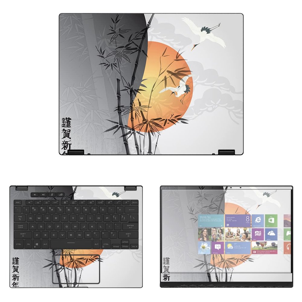 Decalrus - Protective Decal Sticker for The Asus ROG Flow X13 GV301 (13.4" Screen) case Cover wrap ASrogFlowX13_GV301-135