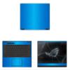 Decalrus - Protective Decal for The Asus ROG Flow X13 GV301 (13.4" Screen) Laptop LITE Blue Texture Brushed Aluminum wrap BAasusRogFlowX13_GV301LiteBlue view 1