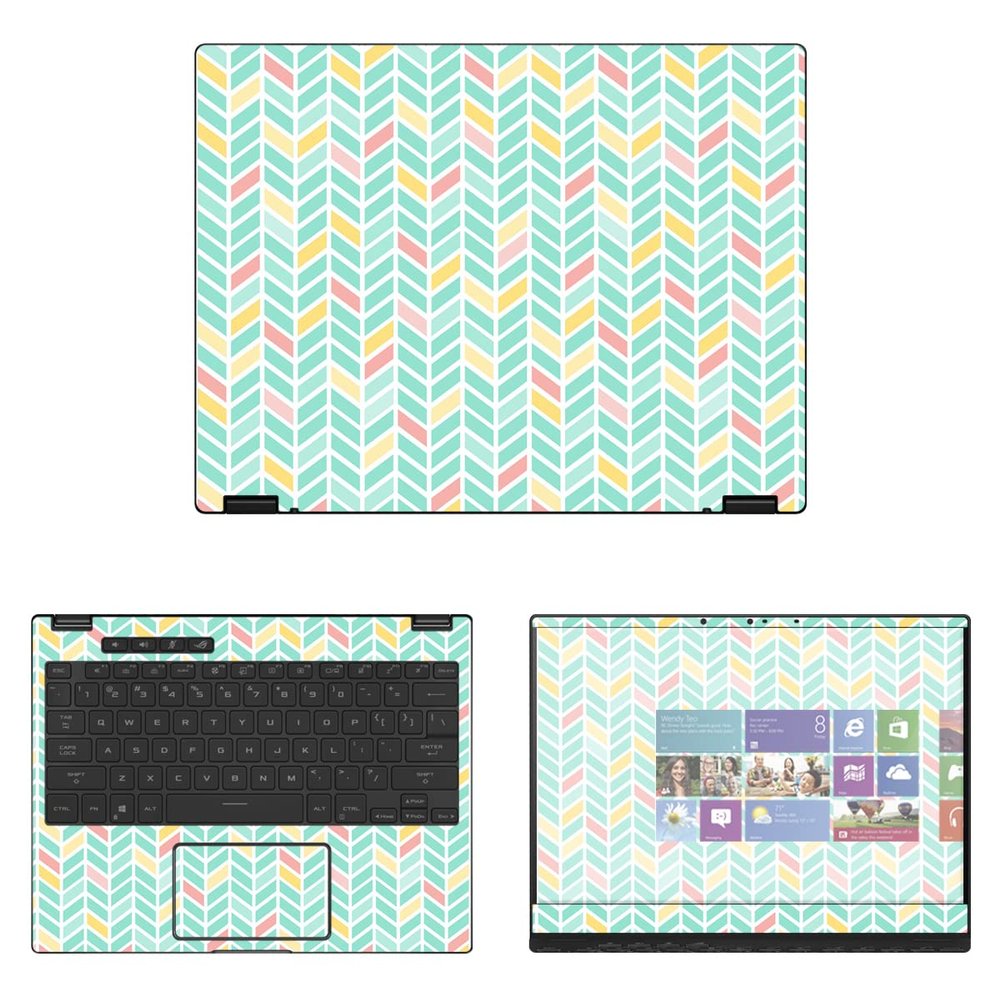 Decalrus - Protective Decal Sticker for The Asus ROG Flow X13 GV301 (13.4" Screen) case Cover wrap ASrogFlowX13_GV301-220