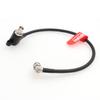 12G SDI Protector Cable Galvanic-Isolators Right Angle BNC Male to Right Angle BNC Female for ARRI Mini,RED Komodo (Black, 20CM) view 2