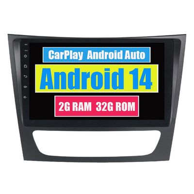 RoverOne Car Stereo Radio for Mercedes Benz G-Class W463 CLS W219 W211 E200 E220 E280 E350 2005-2010 Android Multimedia Player GPS Navigation Touch Screen Bluetooth WiFi DSP CarPlay Android Auto