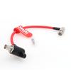 12G SDI Protector Cable Galvanic-Isolators Right Angle BNC Male to Right Angle BNC Female for ARRI Mini,RED Komodo (Red, 30CM) view 1