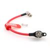 12G SDI Protector Cable Galvanic-Isolators Right Angle BNC Male to Right Angle BNC Female for ARRI Mini,RED Komodo (Red, 30CM) view 3