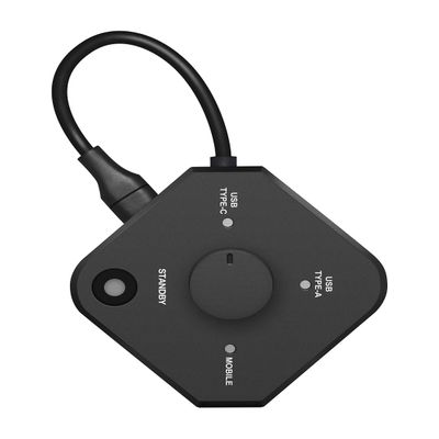 QuattroPod USB | 5G WiFi Wireless Presentation Facility USB A and USB C Transmitter for Streaming 4K from Laptop, PC, Smartphone to HDTV/Projector