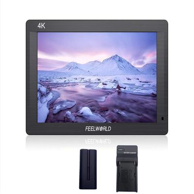 FEELWORLD FH7 7'' 4K On-Camera Monitor with HDMI Input/Output IPS Full HD 1920x1200 with F550 Battery and Charger