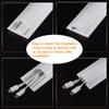 MECCANIXITY Cable Raceway Cord Cover 15.7" Lx1.8 Wx0.6 H Wire Hider Channel for Hiding TV Wires, Computer Cables on Wall 3 Pack view 3