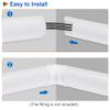 MECCANIXITY Cable Raceway Cord Cover 15.7" Lx1.8 Wx0.6 H Wire Hider Channel for Hiding TV Wires, Computer Cables on Wall 3 Pack view 4