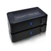DYNASTY PROAUDIO WSA-5RP Wireless Surround Sound Rear Speakers Kit with 2 x 50W Amplifier Built-in, 5.2G / 5.8GHz Dual Band Selectable, Total 106 RF Channel Auto Switching, Black view 1