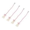 X AUTOHAUX 4pcs Car Speaker Connector Wire Harness Adapter Connector for Toyota for Subaru view 1
