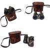 Antique Vintage Spy Glass Old Brass Binocular for Adults and Kids for Bird Watching with Brown Leather Box view 1