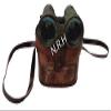 Antique Vintage Spy Glass Old Brass Binocular for Adults and Kids for Bird Watching with Brown Leather Box view 3
