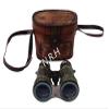 Antique Vintage Spy Glass Old Brass Binocular for Adults and Kids for Bird Watching with Brown Leather Box view 4