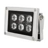 Infrared Illuminator, 850nm 6 LEDs 45 Degree Wide Angle IR Illuminator for Night Vision,Waterproof LED Infrared Light for CCTV Camera, Security Camera, No Power Adapter view 1