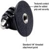 Acuvar Tripod Gimbal Monopod Mount Plate Adapter for Gopro Hero 9 Hero 8 Black Hero 8 Hero 7 Hero 6 Hero 5 Hero 5 Session Hero 4 Hero 3+ Hero 3 Hero 2 Hero 1 view 3