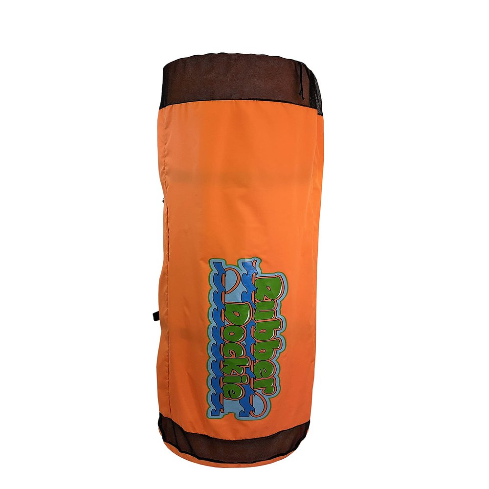Rubber Dockie Storage and Carry Bag for 18x6 Floating Foam Water Mats, Orange, Extra Large (RDBAG186)